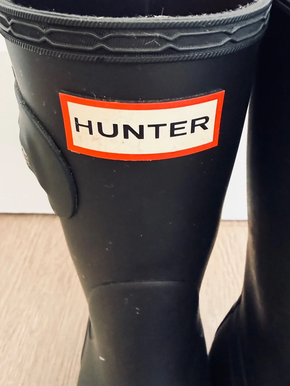 Hunter Original Short Matte Black Rain Boots | Women’s US 9 | Waterproof
